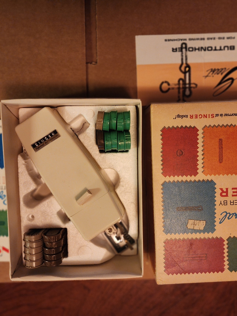 VTG Singer Sewing Machine Accessory Lot 15-90 Manual